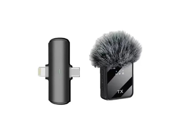 &u++ MICROFONO INALAMBRICO CORBATERO SIMPLE CON CANCELACION (7382)